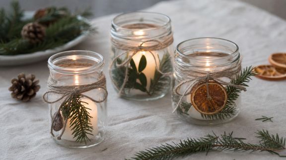 Réaliser soi-même des photophores pour une ambiance intimiste à Noël